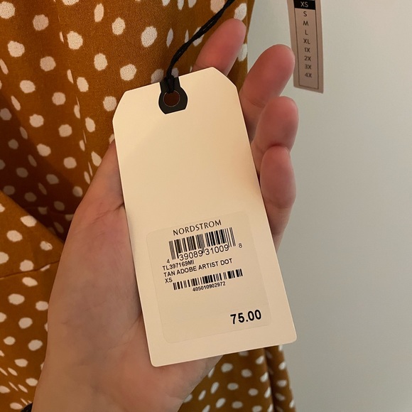 NWT Nordstrom Leith Wrap Dress - Size XS - Picture 4 of 5